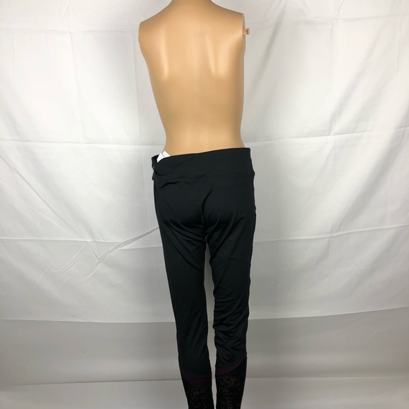 Material girl Juniors Black Active Leggings #20 - Picture 4 of 6